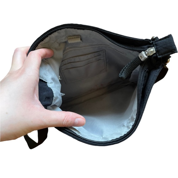 Black Nylon Crossbody Bag - Picture 3 of 4